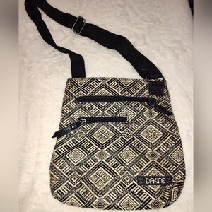 Dakine Geometric Patterned Woven Crossbody Bag